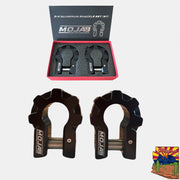 3/4'' Extreme duty Aluminum D-Shackle set (9T) (LIFETIME WARRANTY*)