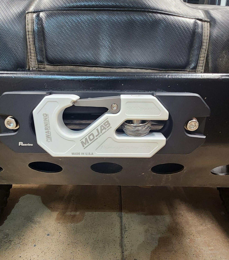 Aluminum Recessed Winch Shackle with Fairlead Kit, closed latch (LIFE TIME WARRANTY*)