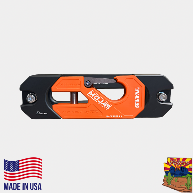 Aluminum Recessed Winch Shackle with Fairlead Kit, closed latch (LIFE TIME WARRANTY*)