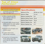  Digital Combo Pac $350-$370 300LPM 12V Twin Cylinder Heavy Duty Offroad, Overland Air Compressor - Tireflate