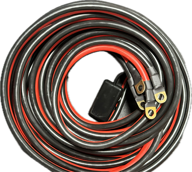 High Quality 30 FT - 4 Gauge Cable with Quick Connect Ends - Tireflate