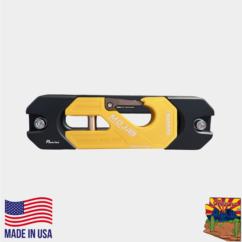 Aluminum Recessed Winch Shackle with Fairlead Kit, closed latch (LIFE TIME WARRANTY*)