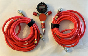 Digital Combo Pac $350-$370 300LPM 12V Twin Cylinder Heavy Duty Offroad, Overland Air Compressor - Tireflate