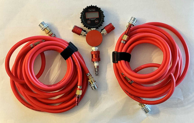 Digital Combo Pac $350-$370 300LPM 12V Twin Cylinder Heavy Duty Offroad, Overland Air Compressor - Tireflate