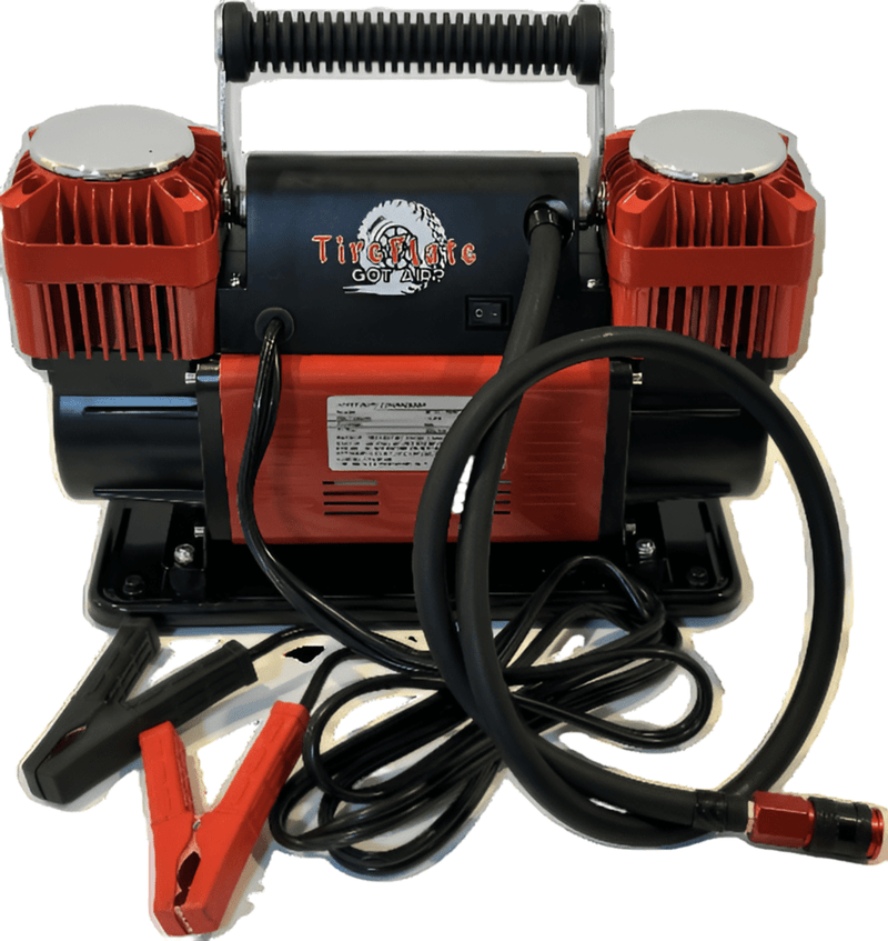 Combo Pac 300LPM 12V Twin Cylinder Heavy Duty Offroad Air Compressor ...
